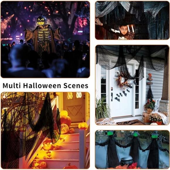 590" x 30" Halloween Creepy Cloth Spooky Halloween Decorations Indoor - Picture 5 of 7